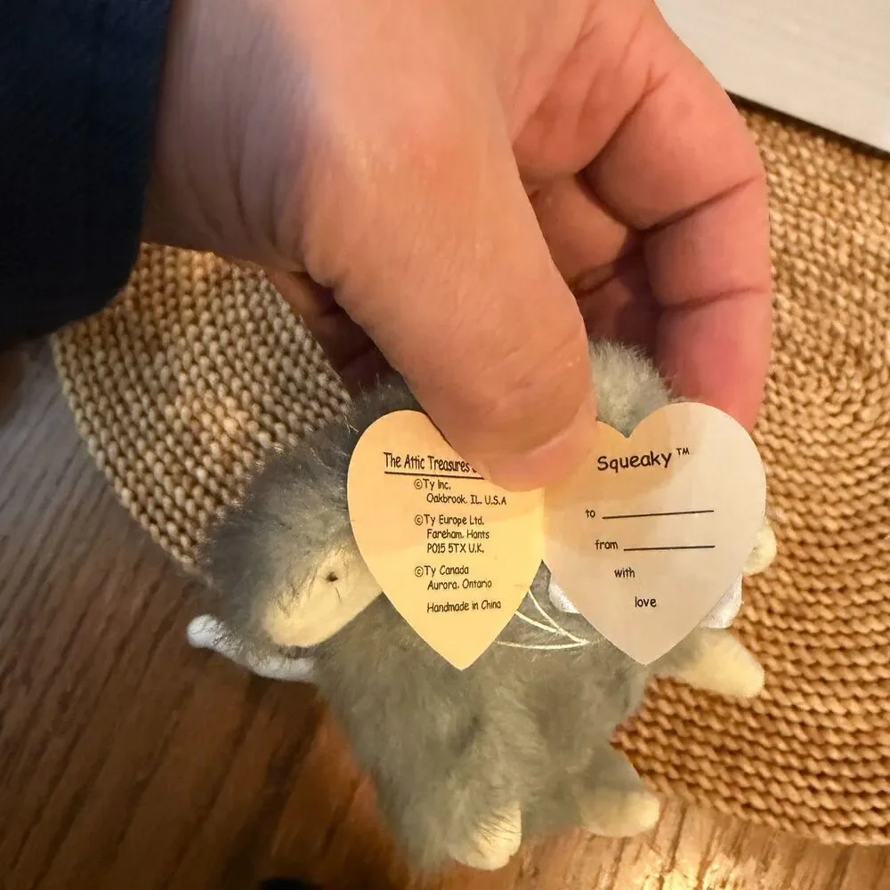 Ty Attic Treasures Collection Lot 4 Plush Bears Mouse Original Tags Retired